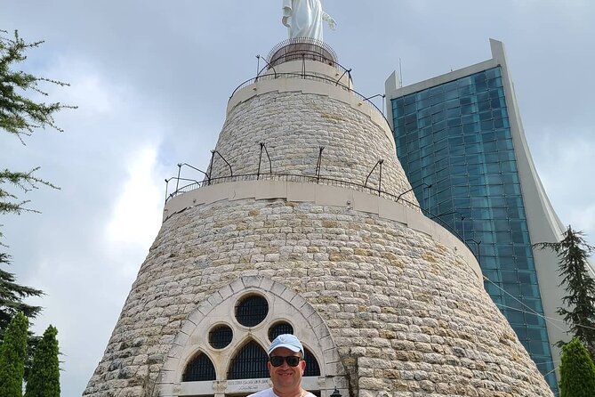 All-in Half-Day Jounieh Teleferique JeitaGrotto guide + breakfast - Stop 2: The Shrine of Our Lady of Lebanon and its peace mission