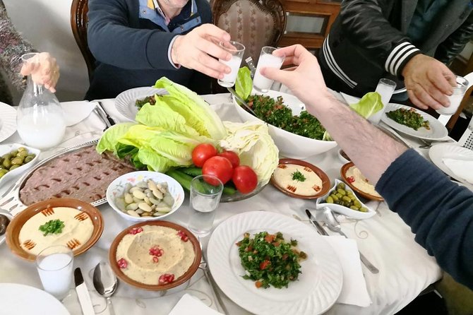 Authentic Lebanese Meal in Beirut in Tania's Family Home - How the Lebanese Menu Really Works With Garden Produce