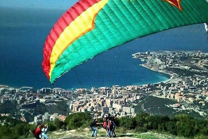 First Paragliding Club in Lebanon - Since 1992 - Flying Over Harissa and the Our Lady of Lebanon Statue