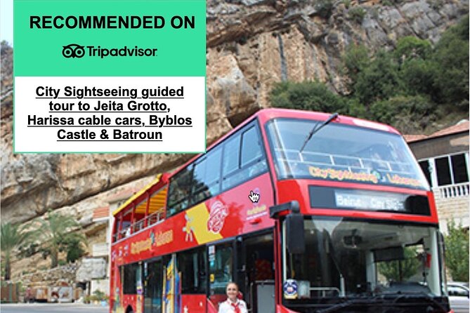 Lebanon Tour Jeita-Harissa & Byblos w/pickup,lunch,entries +guide - How the guide and driver can make or break a day like this