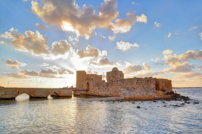 Small Group Tour to Sidon, Tyre & Maghdouche with lunch - Stop 1 in Sidon: Crusaders Sea Castle and what remains today